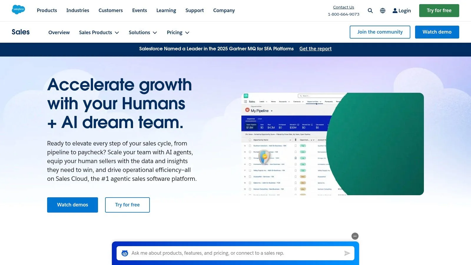 Salesforce Sales Cloud (with Marketing Cloud options)