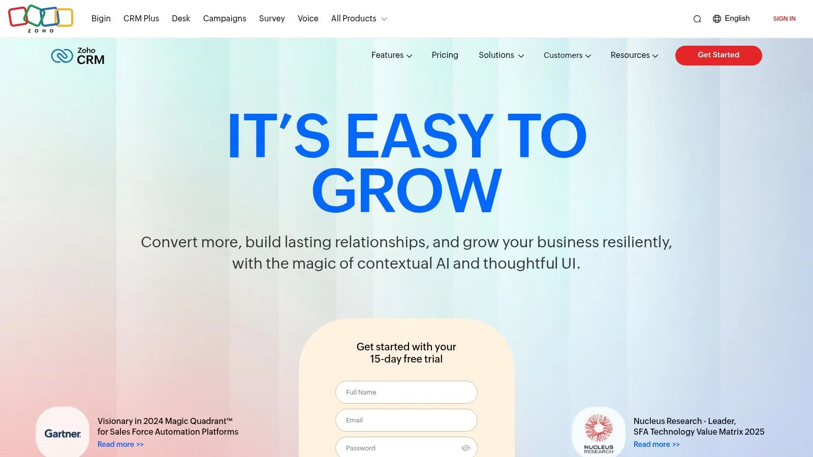 Zoho CRM