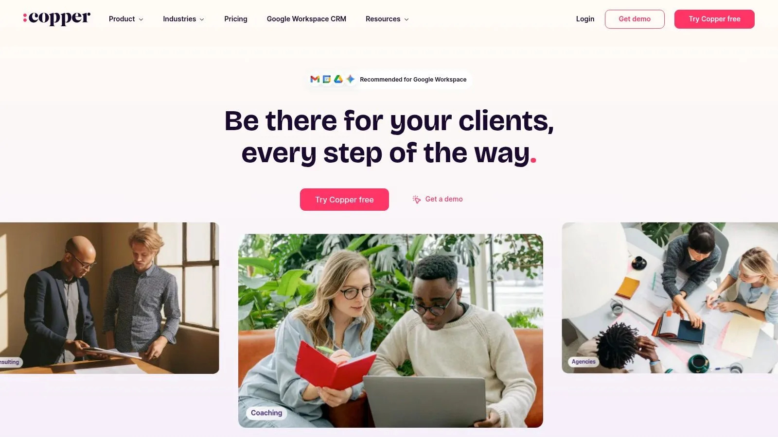 Copper (Google Workspace-centric CRM)