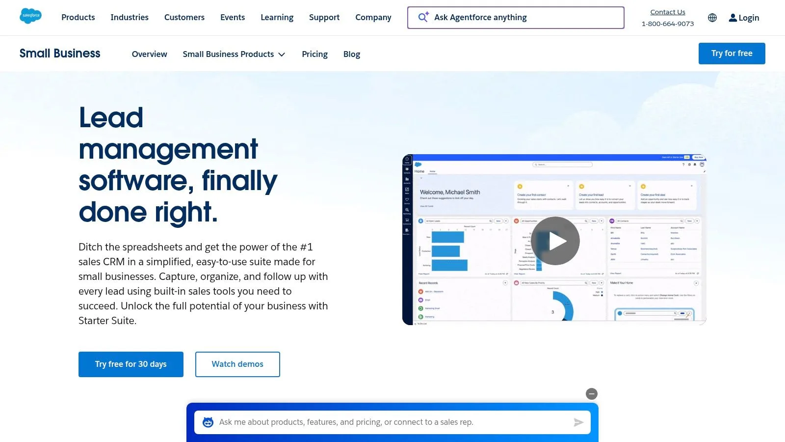 Salesforce Sales Cloud (Lead Management)