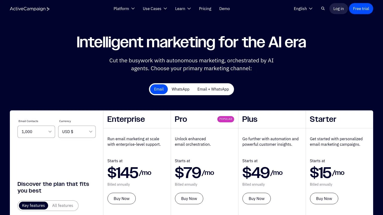 ActiveCampaign (Sales CRM + Marketing Automation)