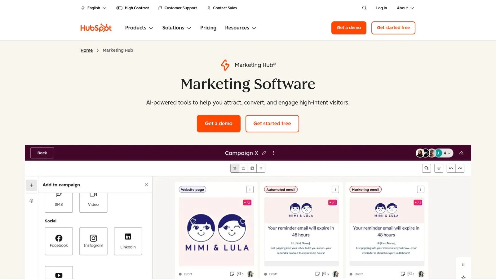 HubSpot – Marketing Hub