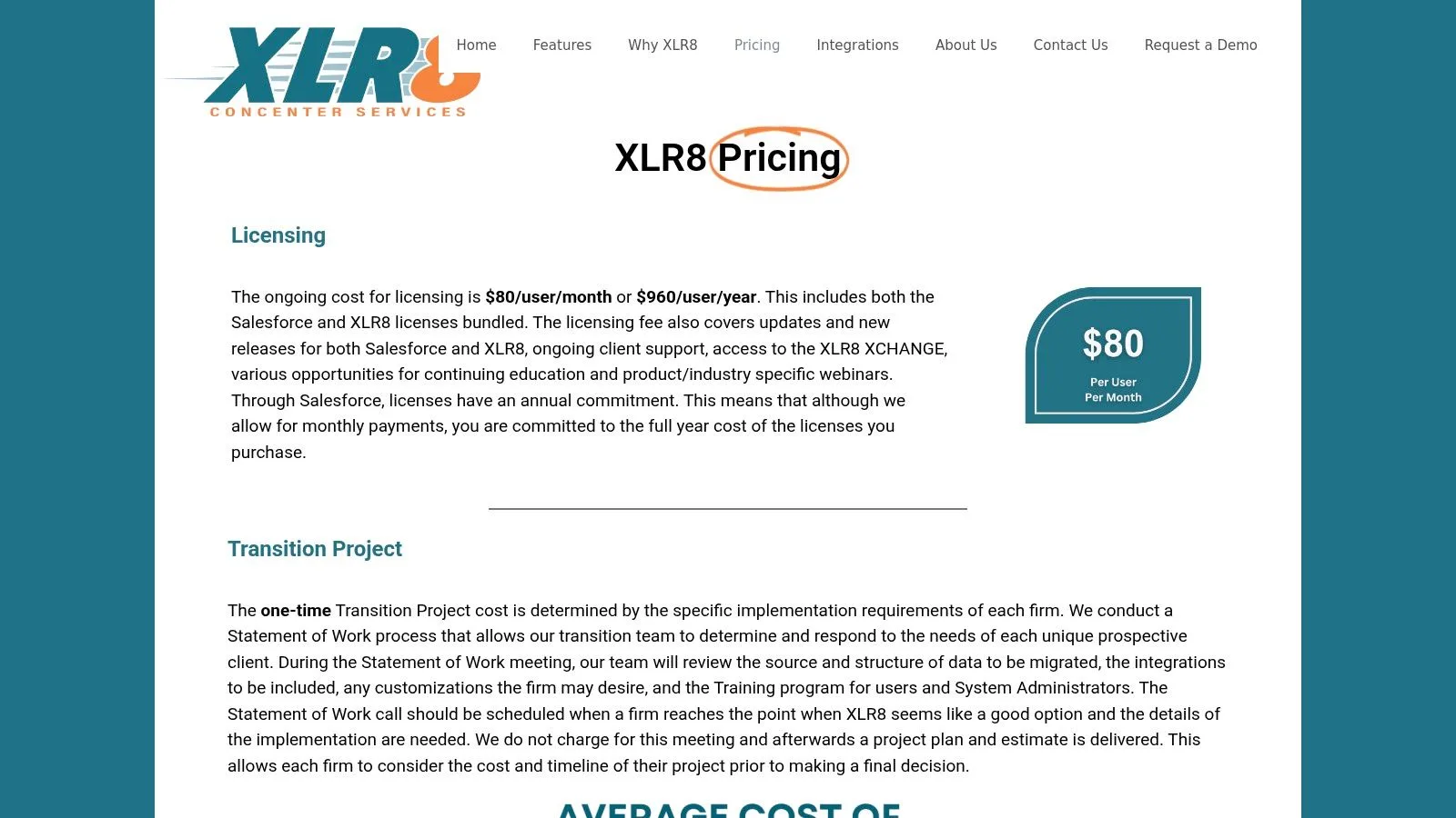 XLR8 (Concenter Services)