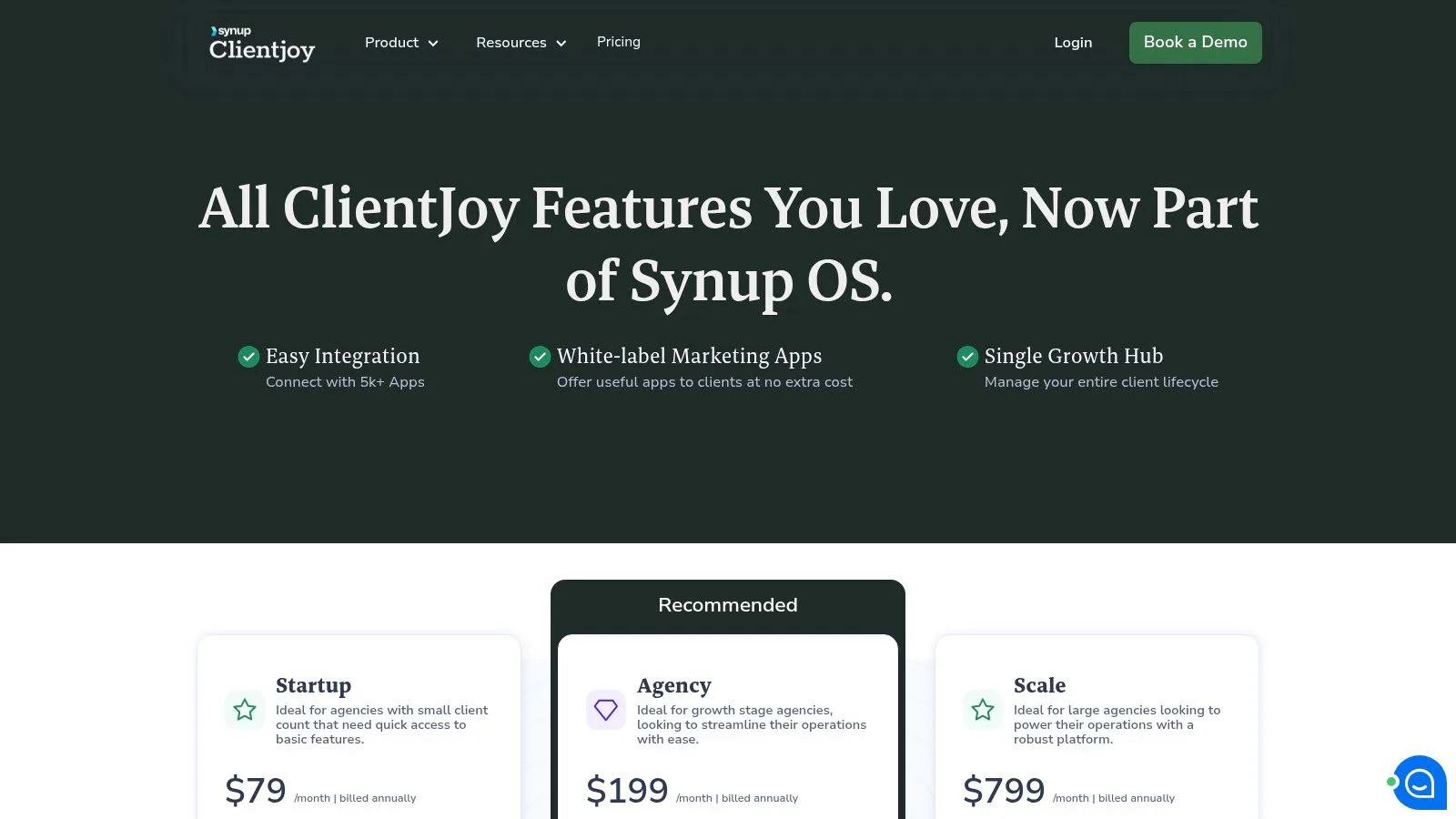 Clientjoy (part of Synup OS)