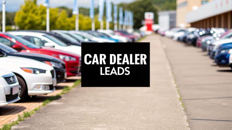Proven Strategies to Generate High-Quality Car Dealer Leads